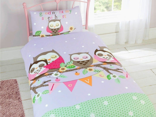 Goodnight Sweetheart Childrens Bedding Set Multi