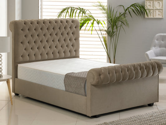 Windsor Luxury Bed Frame in Hercules Mink