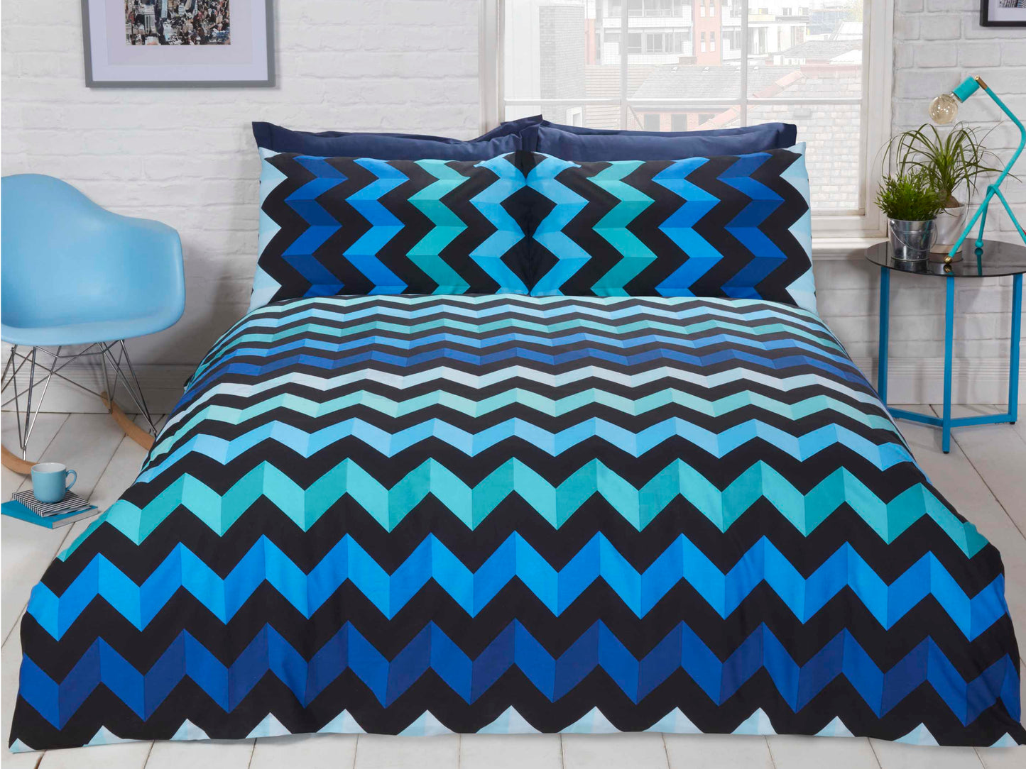 3D Reversible Bedding Set Blue