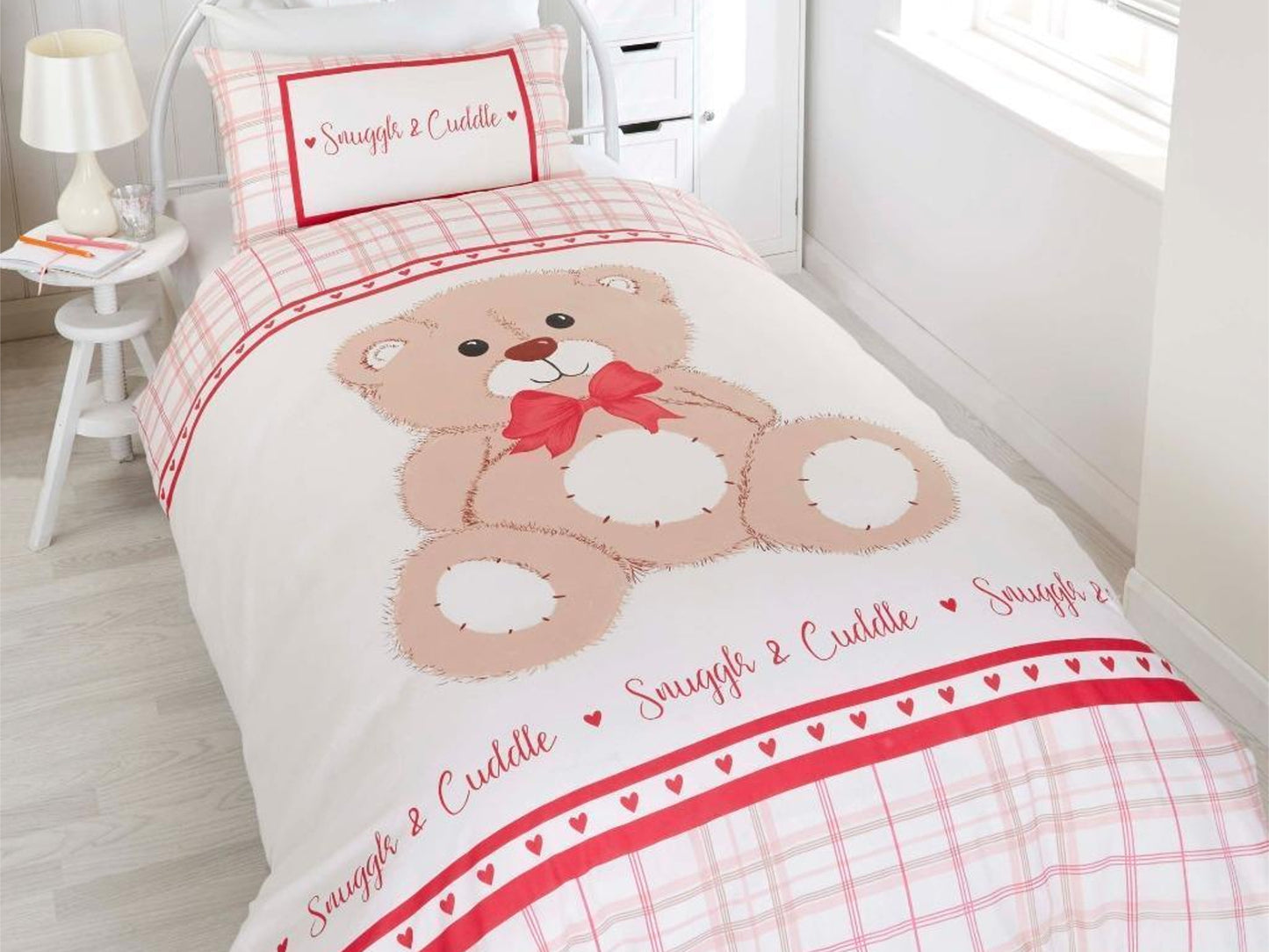 Snuggle & Cuddle Childrens Bedding Set Red