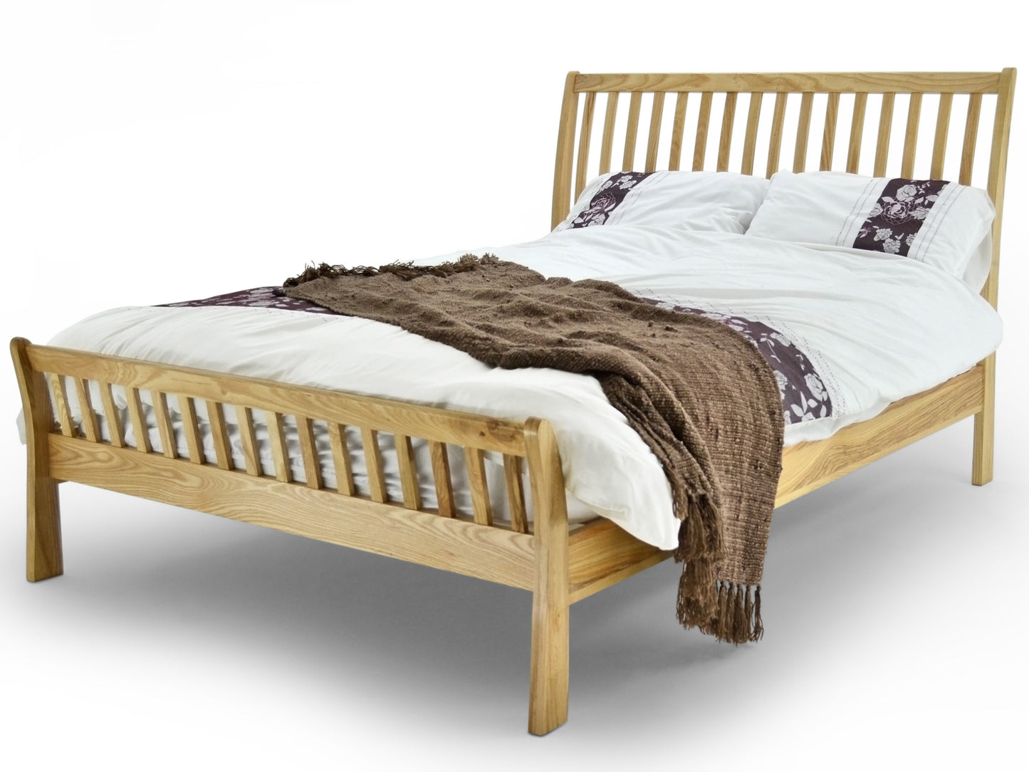 Ashanti Luxury Bed Frame in Solid Oak