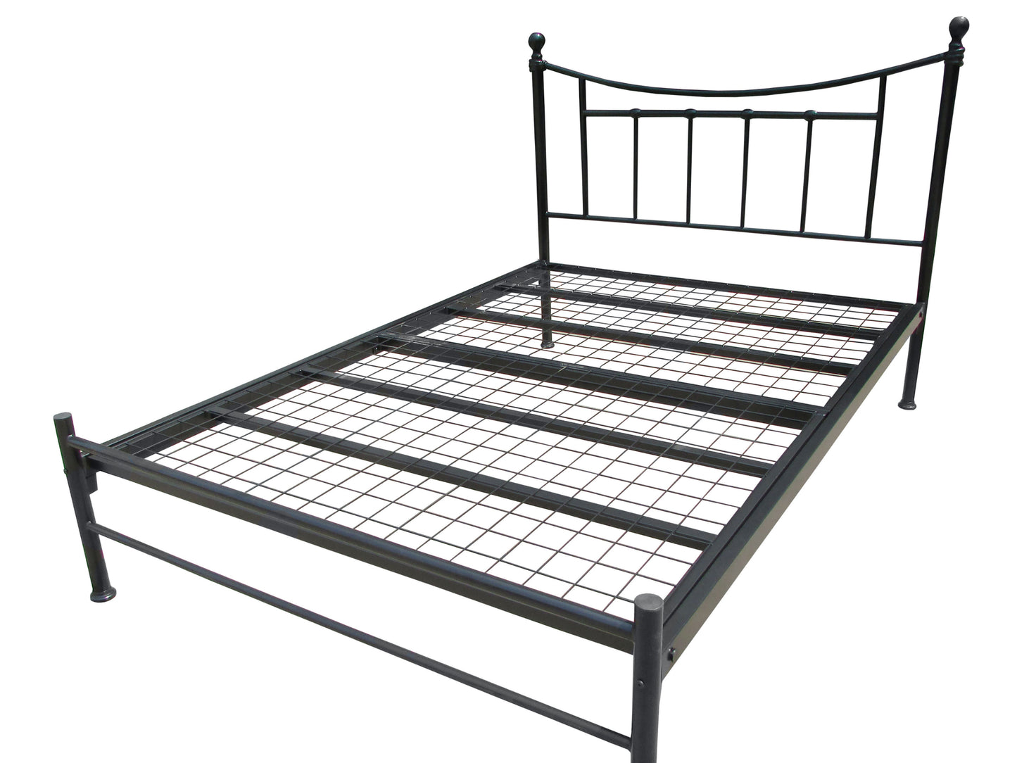 Brighton Luxury Metal Bed Frame in Black