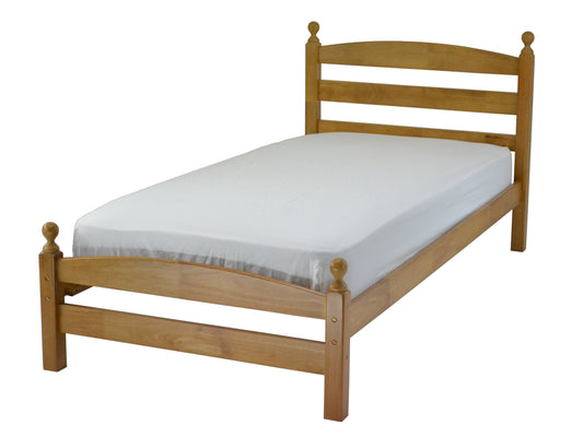 Modella Wooden Bed Frame in Antique Pine