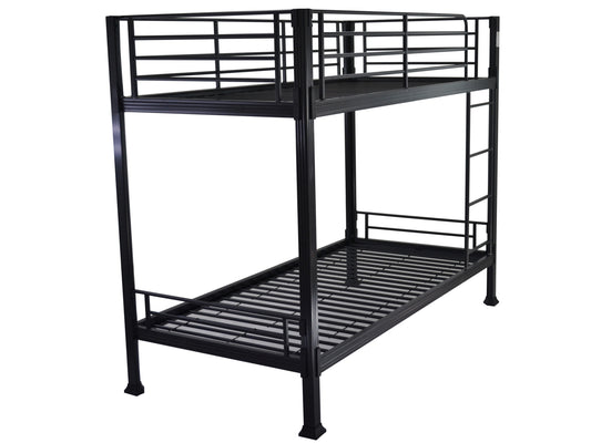 Bunkit Heavy Duty Metal Bunk Bed in Black