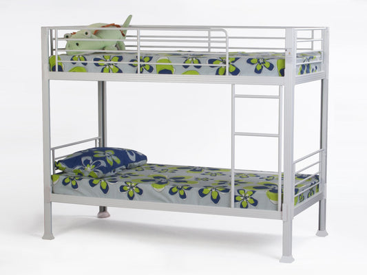 Bunkit Heavy Duty Metal Bunk Bed in White