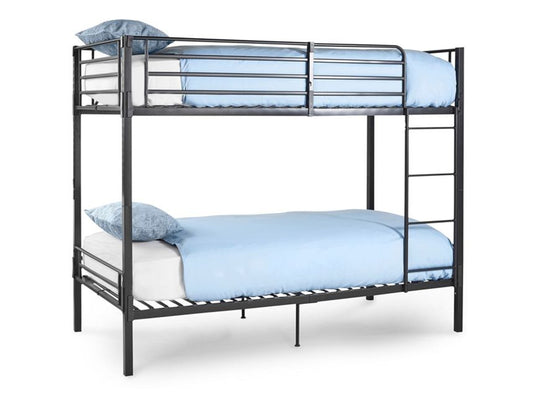 Bunkit Heavy Duty Split Metal Bunk Bed in Grey