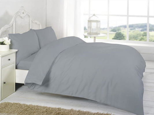 Percale Luxury Bedding Set Grey