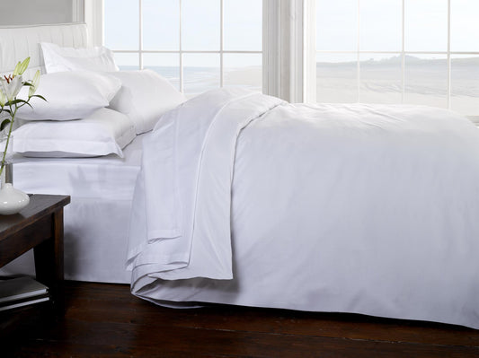 Percale Luxury Bedding Set White