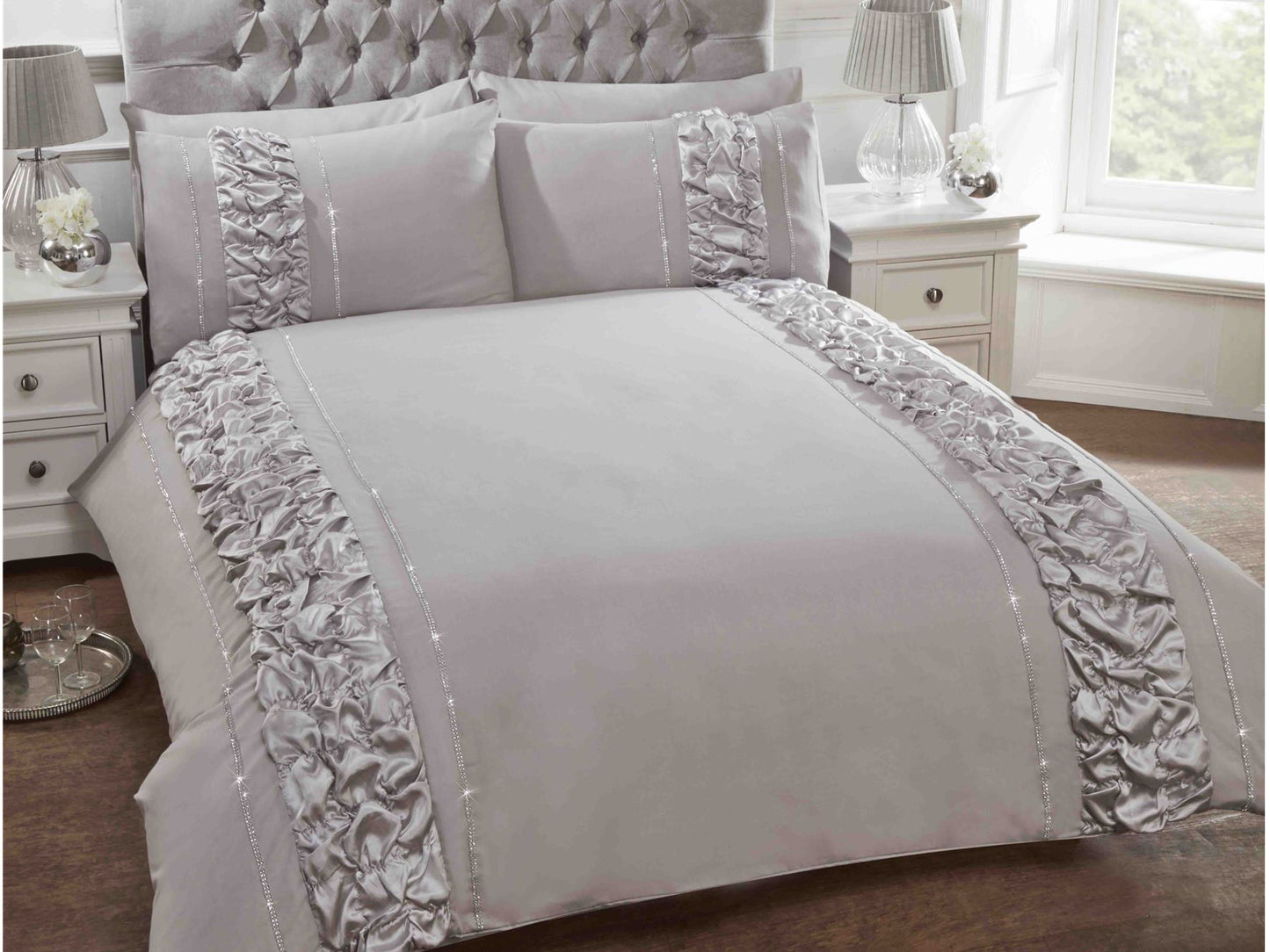 Provence Luxury Bedding Set Grey