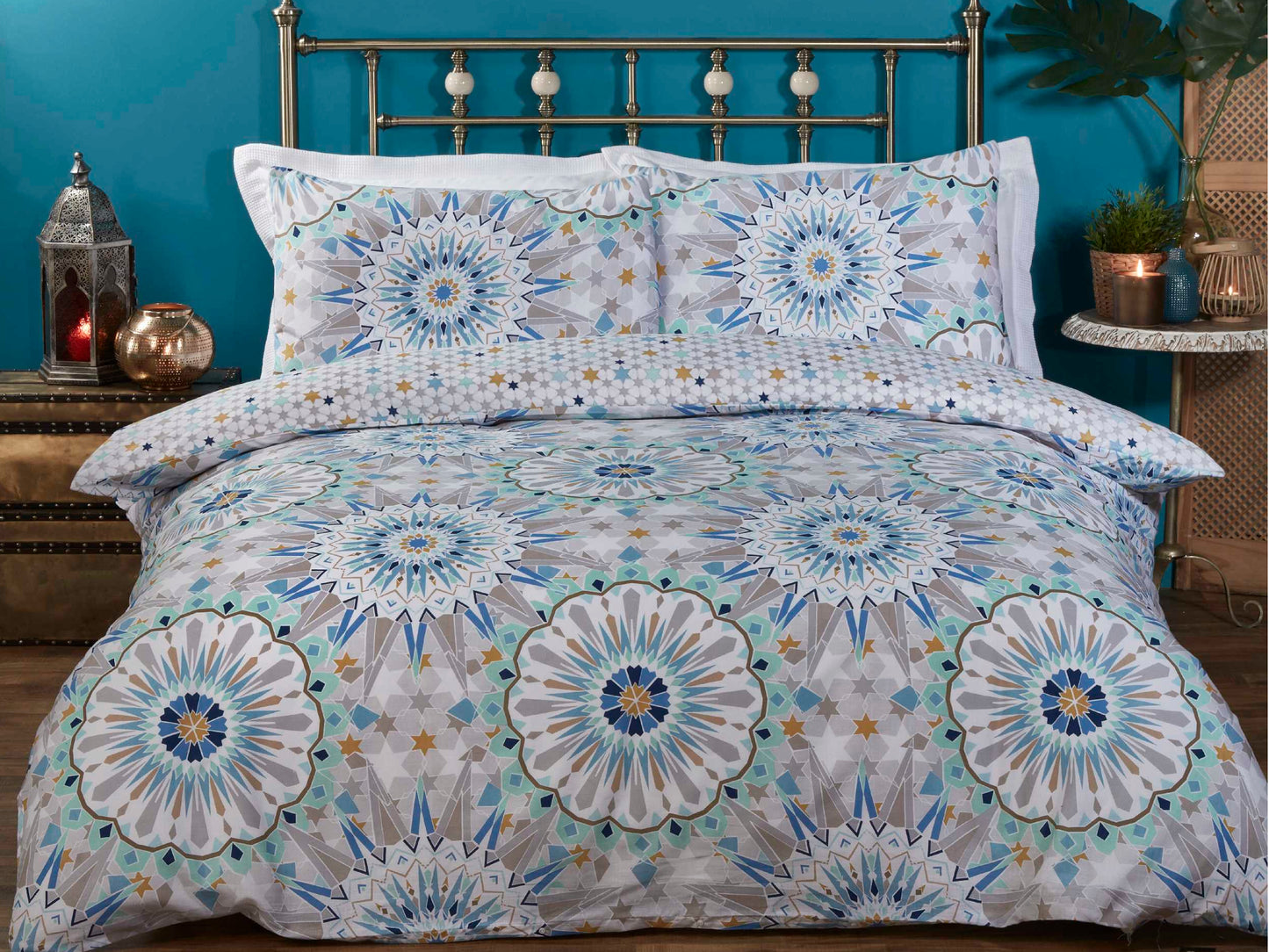 Morocco Bedding Set Blue