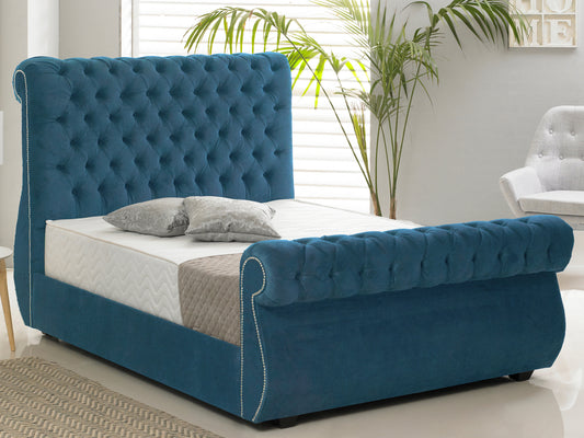 Chiswick Luxury Bed Frame in Hercules Blue