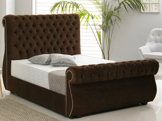 Chiswick Luxury Bed Frame in Hercules Brown