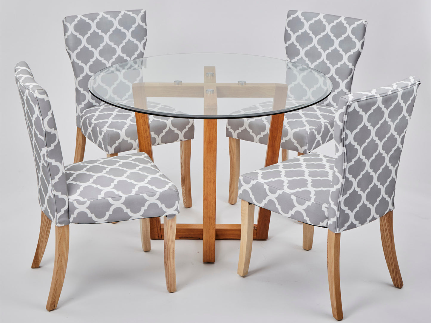 Hugo Patterned Dining Chair (2 Pack)