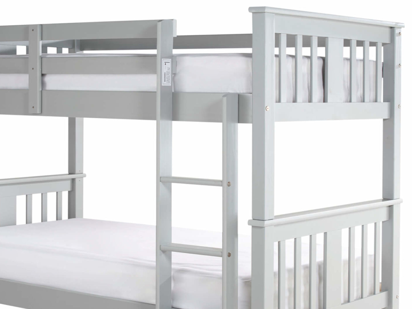 Vernan Wooden Bunk Bed in Grey