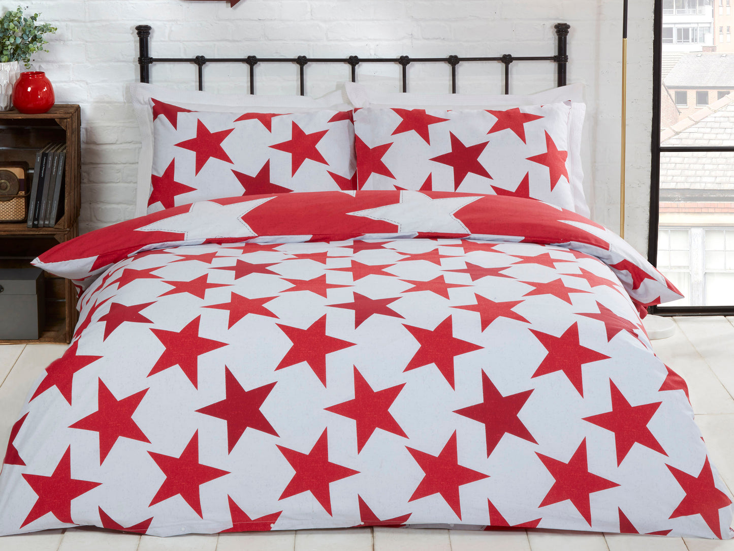 All Stars Reversible Bedding Set Red