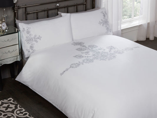 Amelie Luxury Bedding Set White