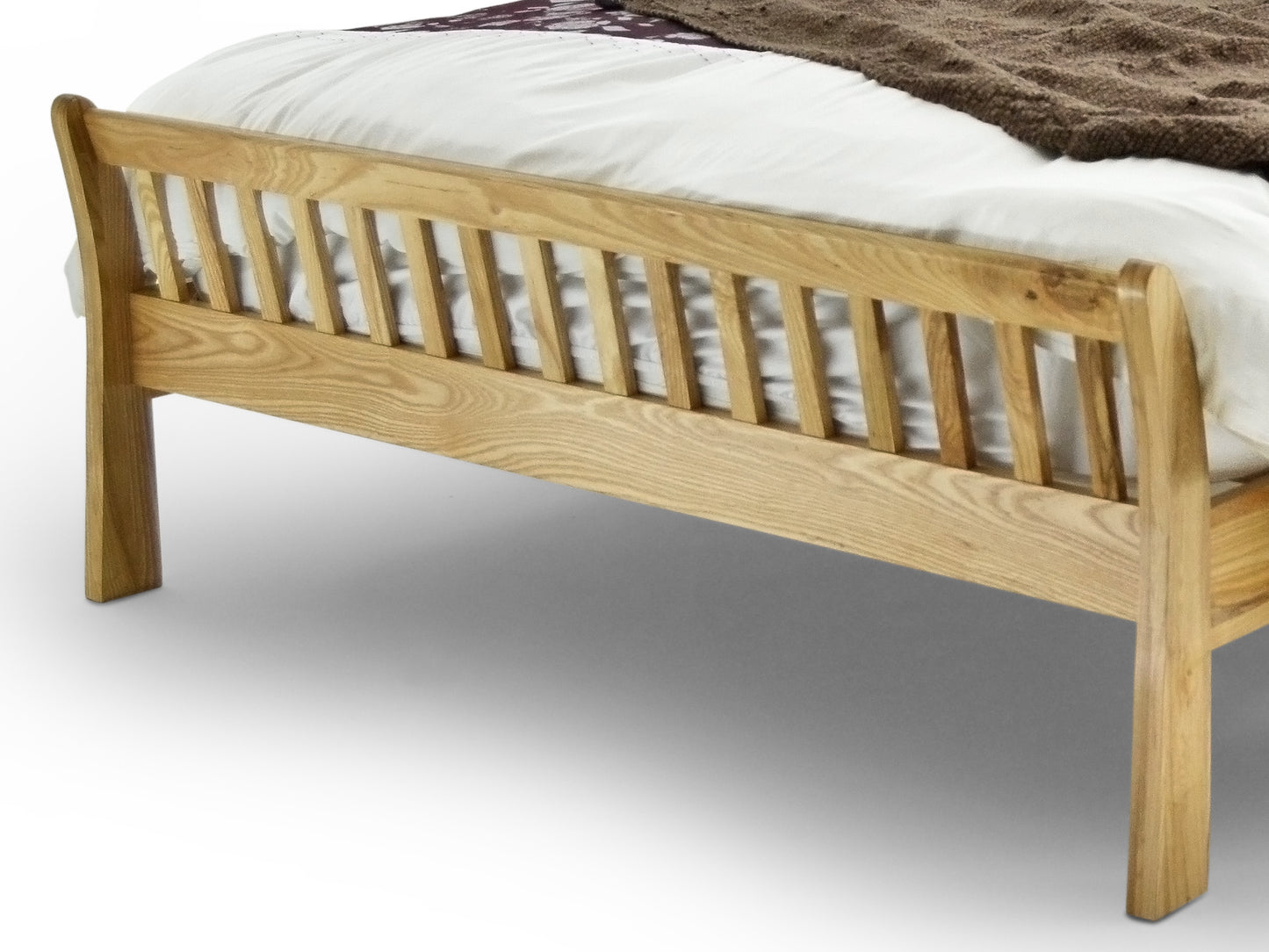 Ashanti Luxury Bed Frame in Solid Oak