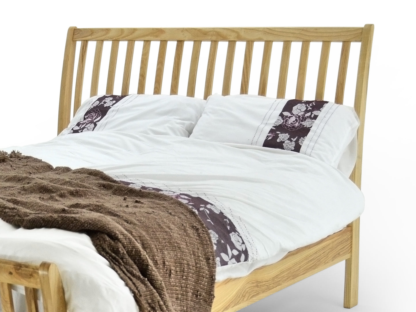 Ashanti Luxury Bed Frame in Solid Oak