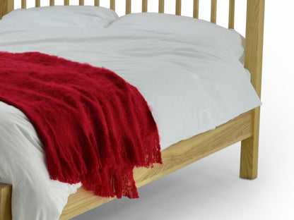 Ashmere Luxury Bed Frame in Solid Oak