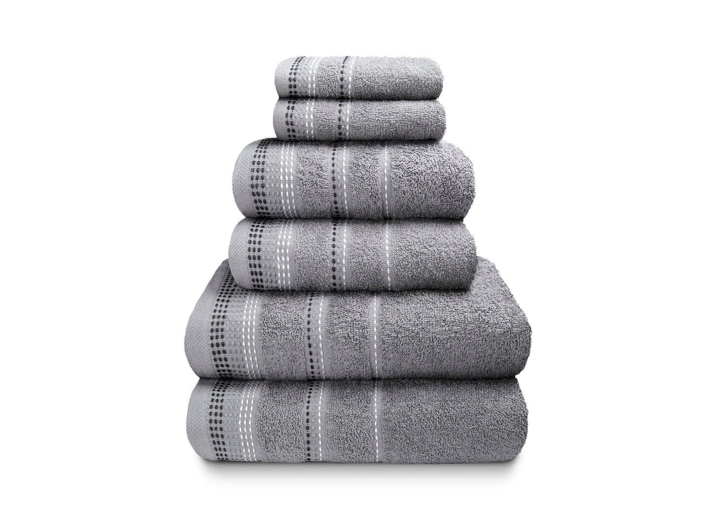 Berkley Luxury Bathroom Towels Silver