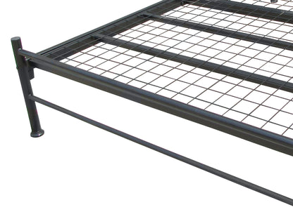 Brighton Luxury Metal Bed Frame in Black