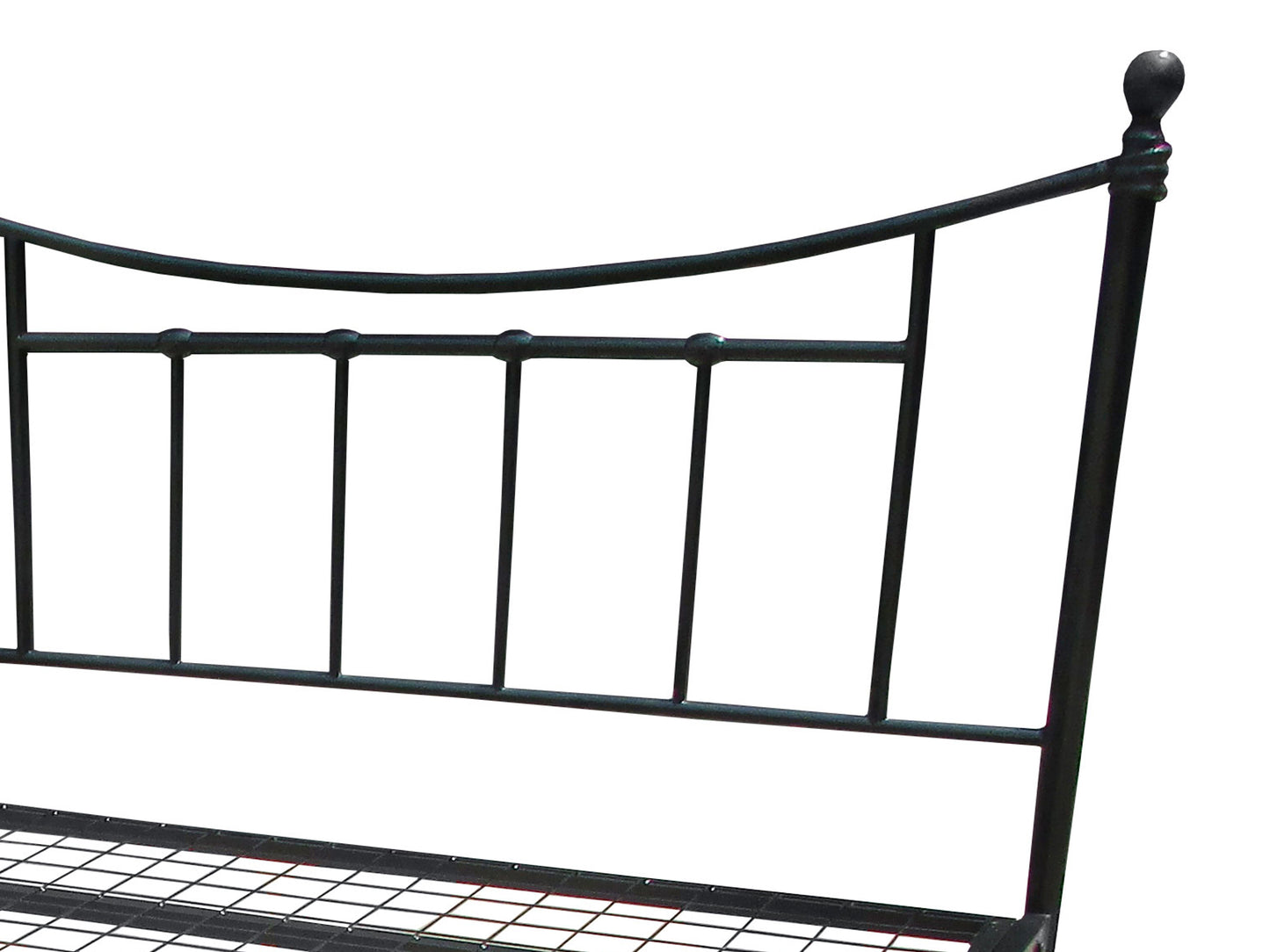 Brighton Luxury Metal Bed Frame in Black