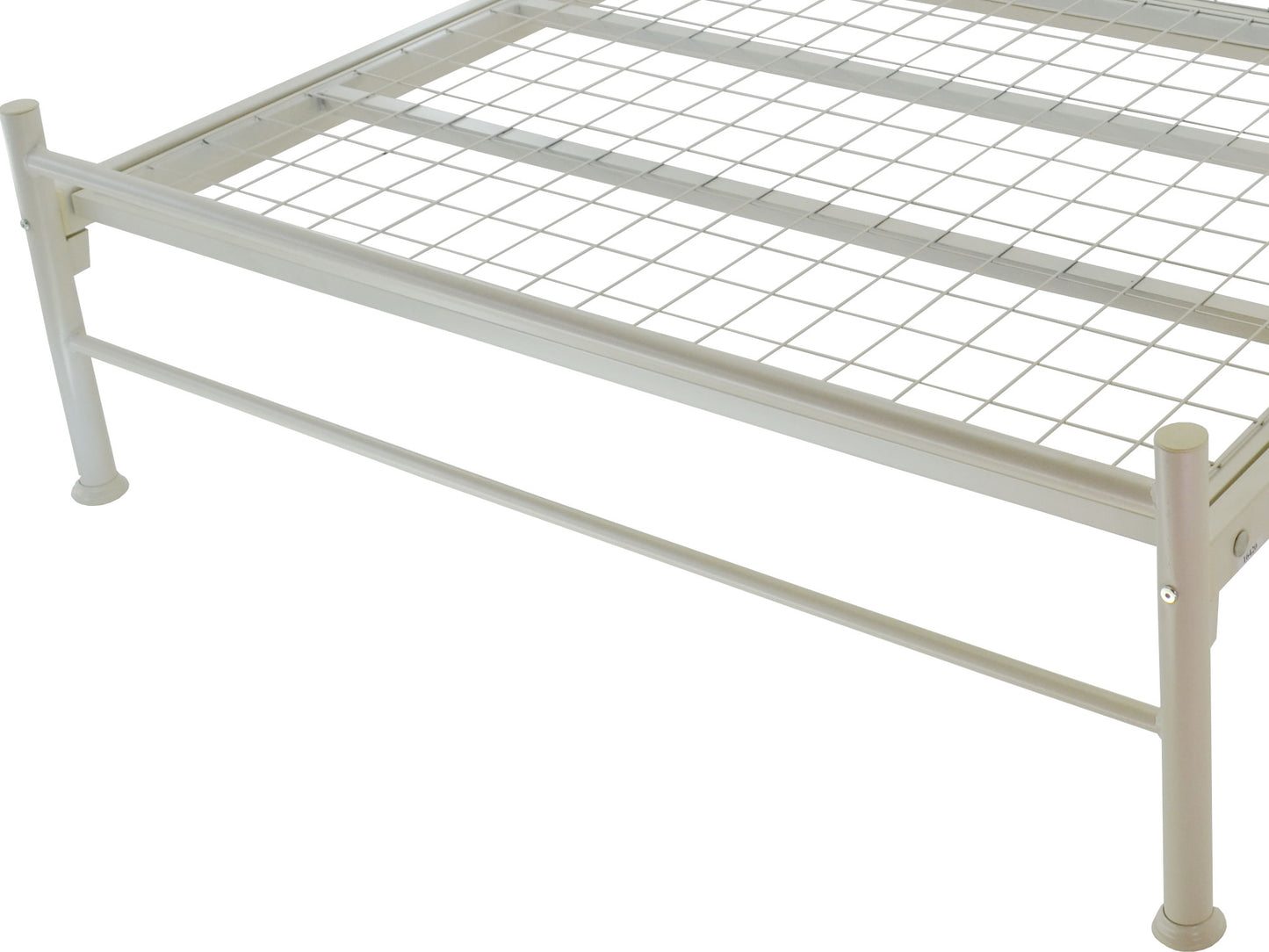 Brighton Luxury Metal Bed Frame in Ivory