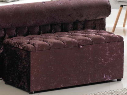 Buckingham Luxury Bed Frame in Crushed Purple