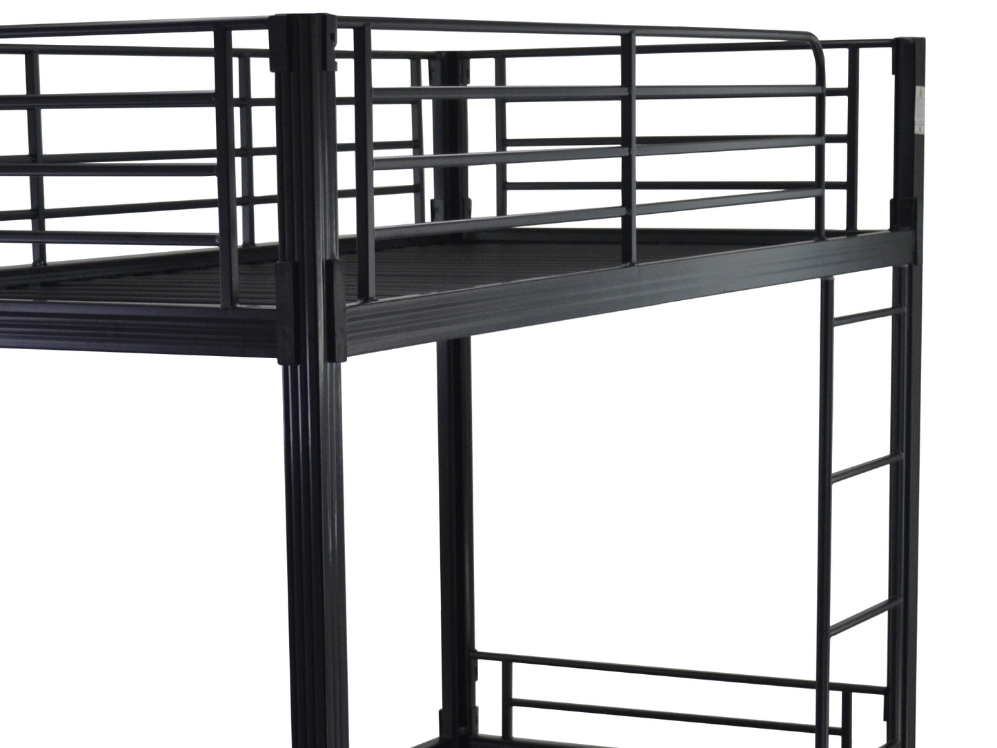 Bunkit Heavy Duty Metal Bunk Bed in Black