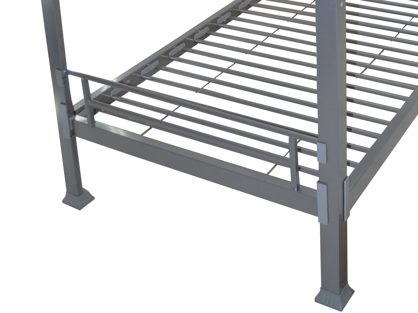 Bunkit Heavy Duty Metal Bunk Bed in Silver