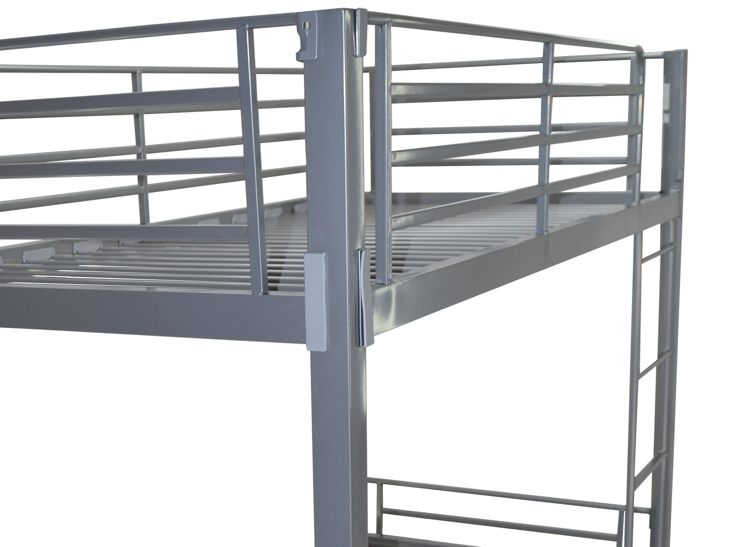 Bunkit Heavy Duty Metal Bunk Bed in Silver