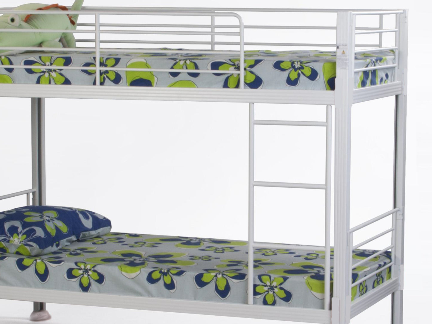 Bunkit Heavy Duty Metal Bunk Bed in White