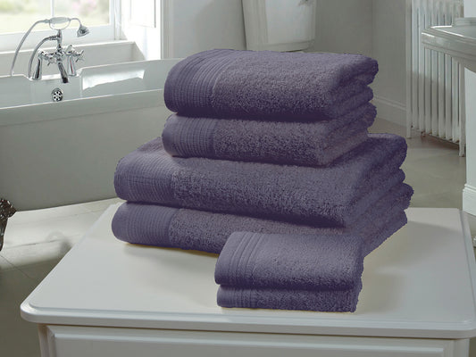 Chatsworth 100% Egyptian Cotton Bathroom Towels 600gsm Denim