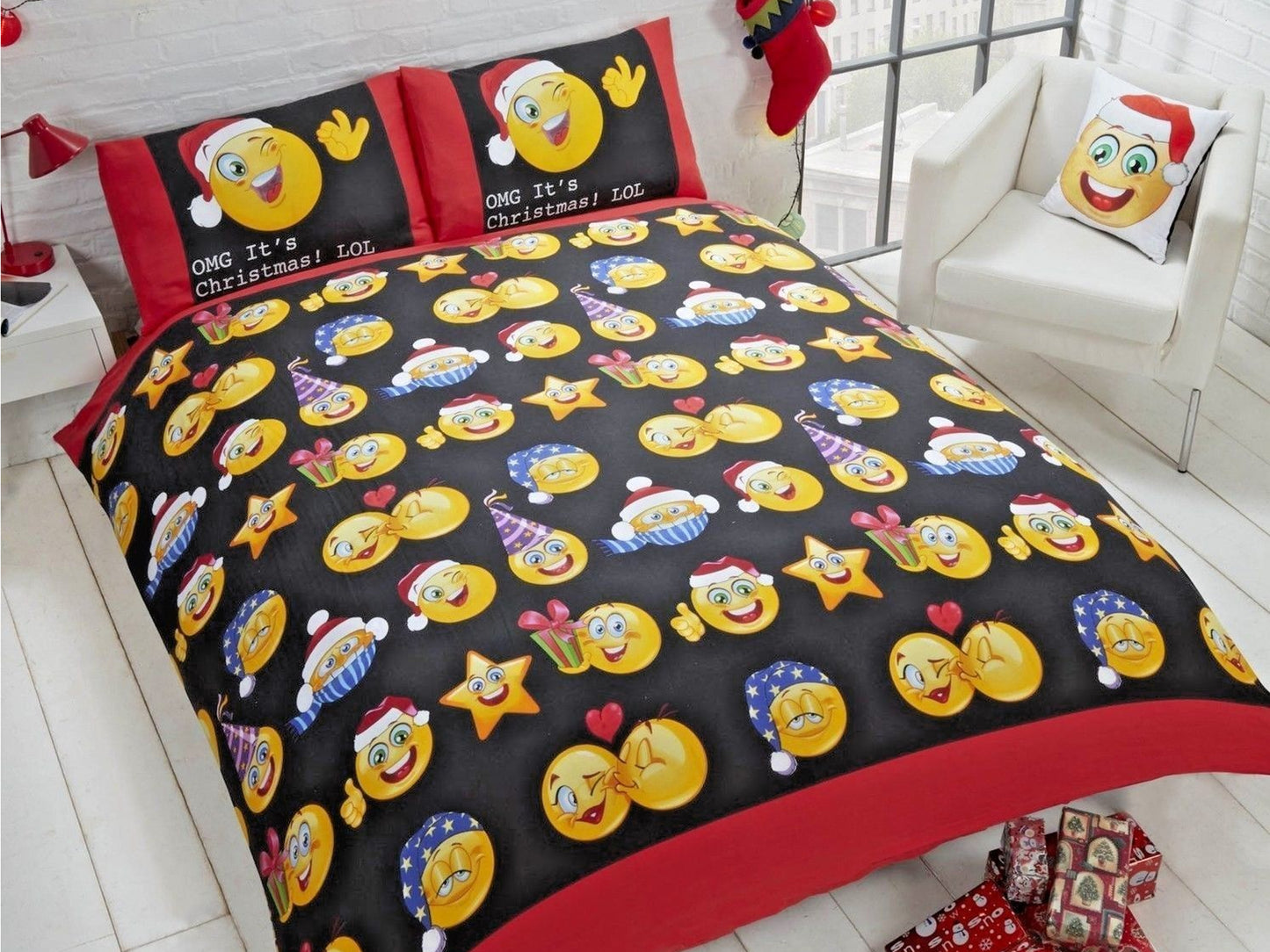 Christmas Icons Bedding Set Multi