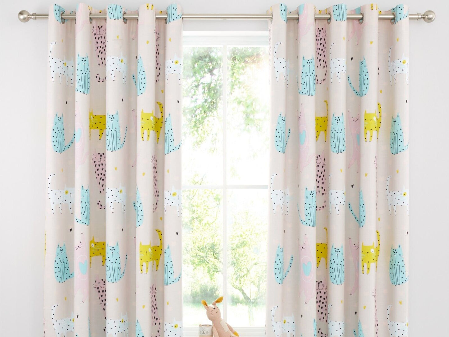 Cute Cats Curtains by Catherine Lansfield