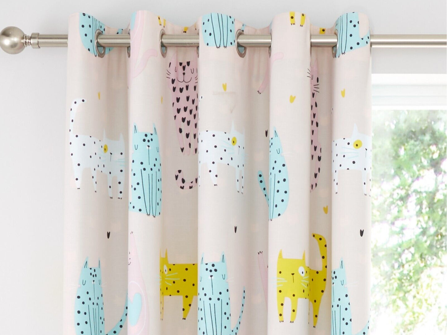 Cute Cats Curtains by Catherine Lansfield