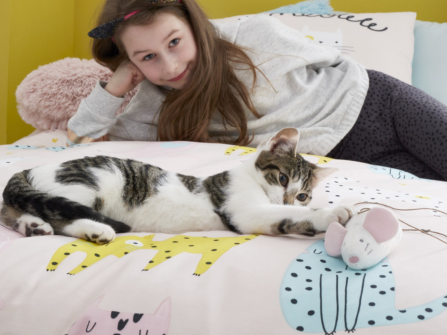 Cute Cats Bedding Set by Catherine Lansfield