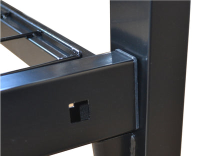 Euxton Mesh Metal Bed Frame in Black