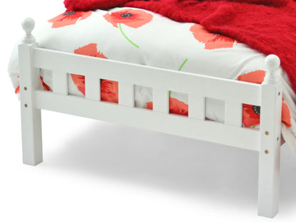 Florida Wooden Bed Frame in White