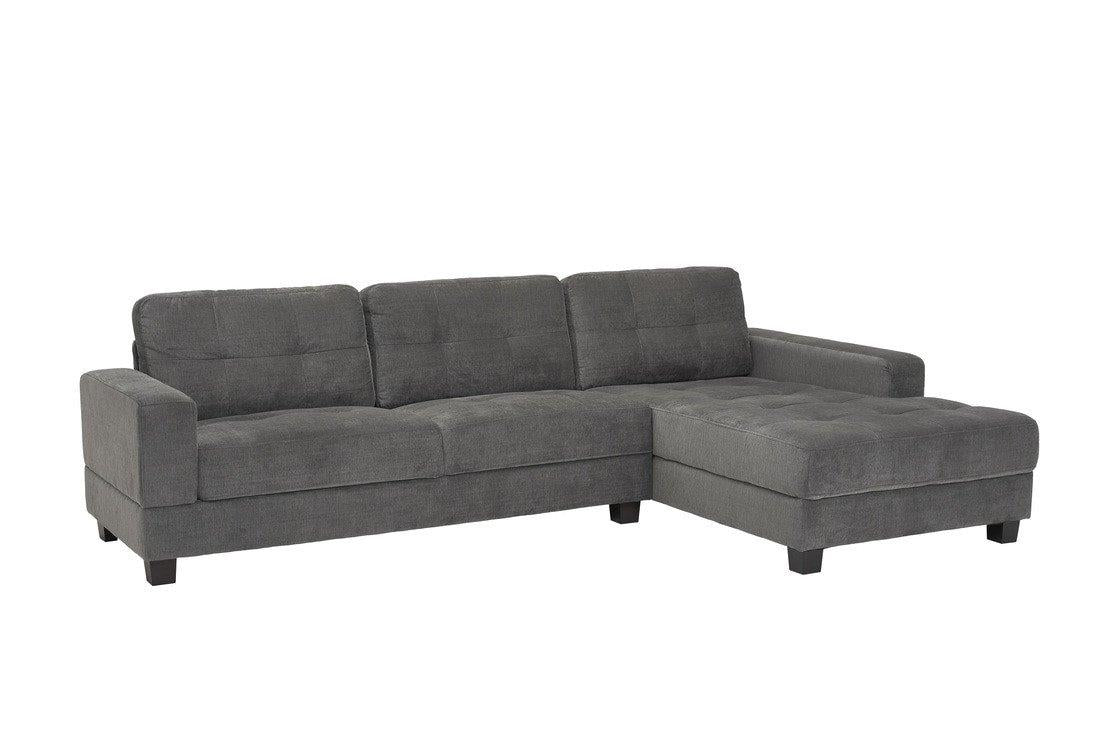 Jersey Sofa in Grey Fabric