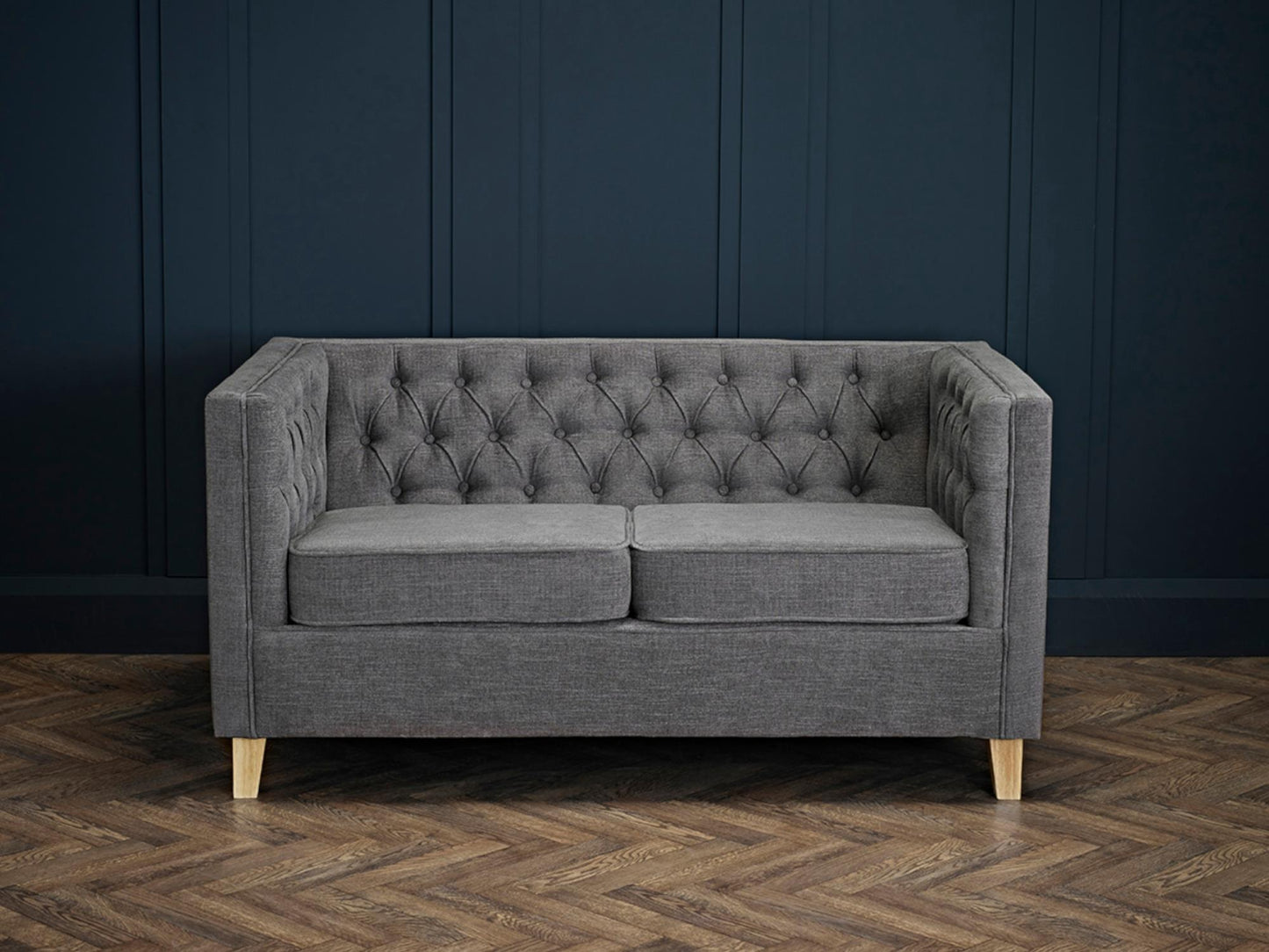 York 2 Seater Sofa in Grey