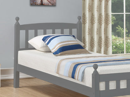 Jenson Wooden Bed Frame in Grey