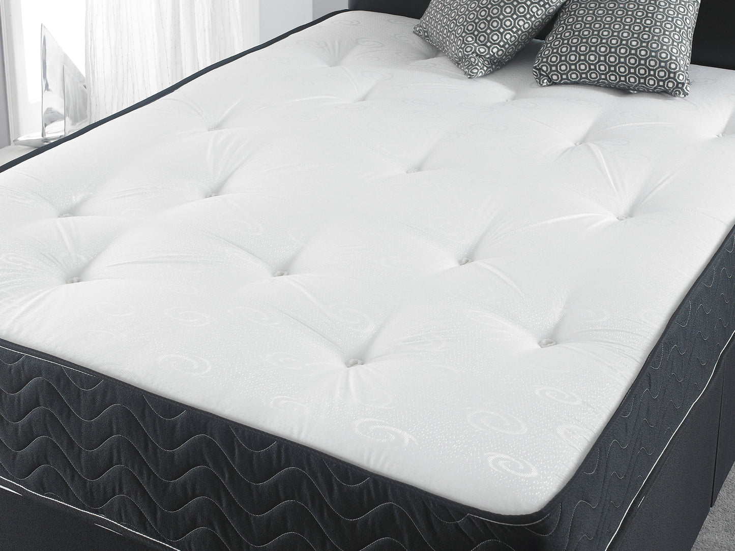 Manhattan Semi Orthopaedic Spring Luxury Mattress - Medium