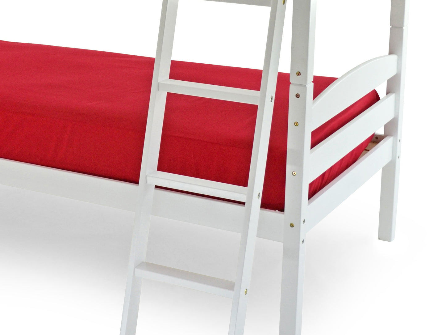 Modella Wooden Bunk Bed in White