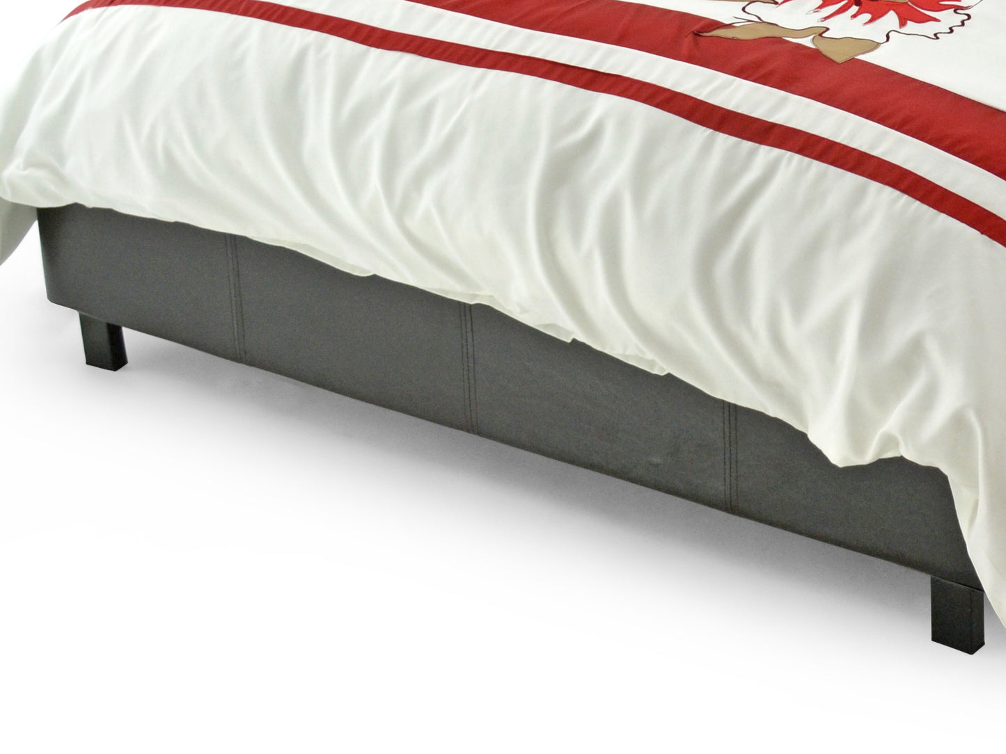 Naya Extra Sturdy Bed Frame in Faux Brown and Black
