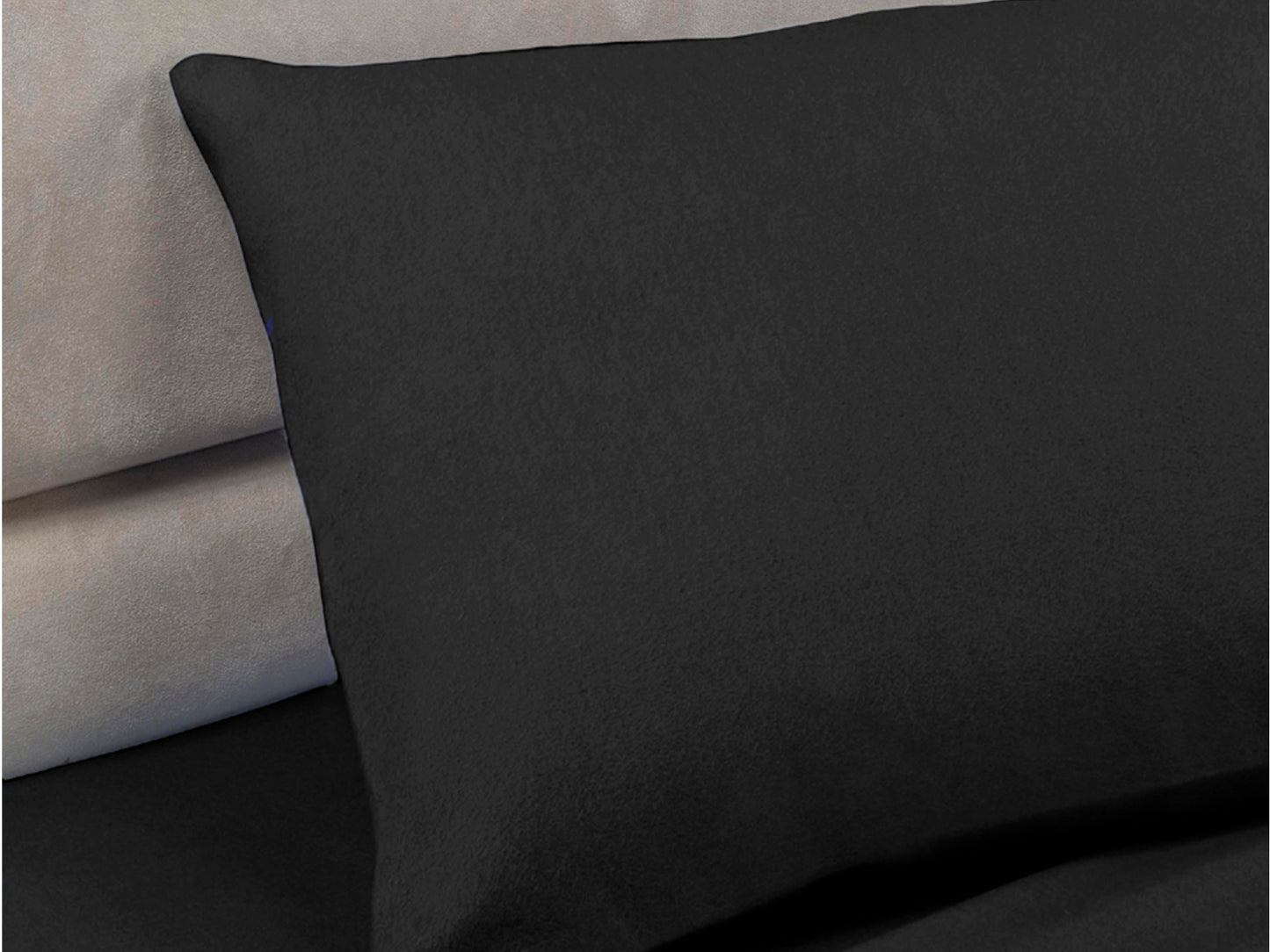 Percale Luxury Pillow Cases Black