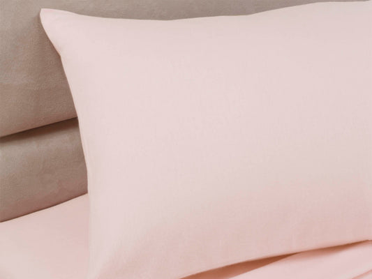Percale Luxury Pillow Cases Soft Pink