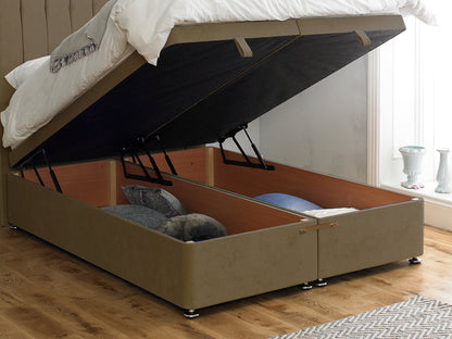 Shelly FS Ottoman Twix Opening Bed Base in Naples Mink