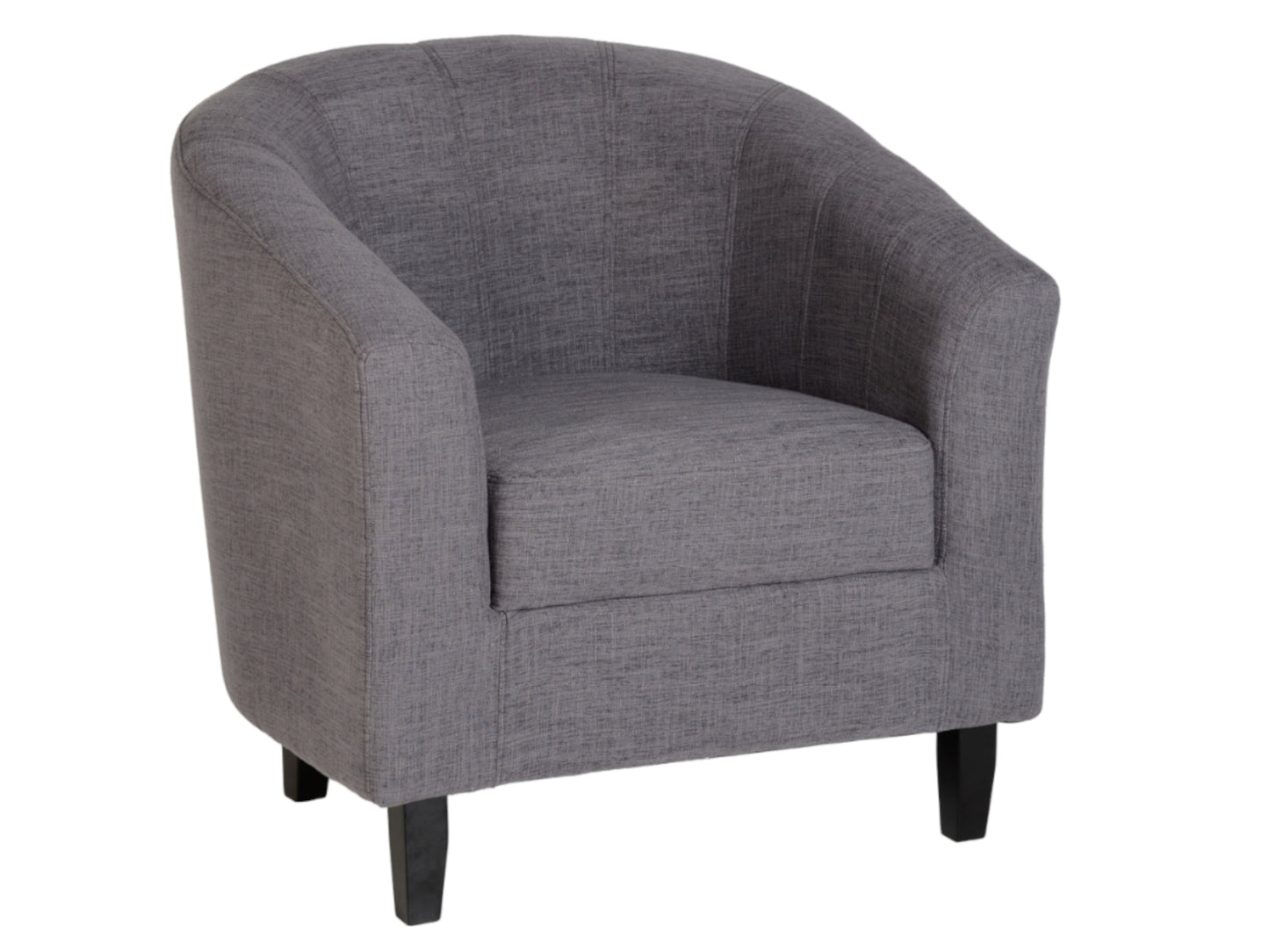 Tempo Sofa and Tub Chair in Grey Fabric